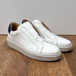 Russell & Bromley Dream Pebble Leather Slip On Laceless Sneakers Womens 37 US 6